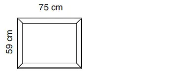 Pli Desk 59 x 75 cm