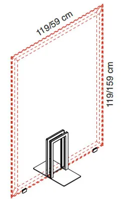 Pli Oversize vloersteun