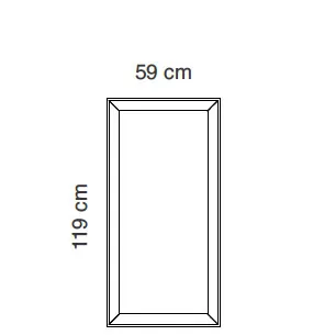 Pli Oversize paneel 59 x 119 cm